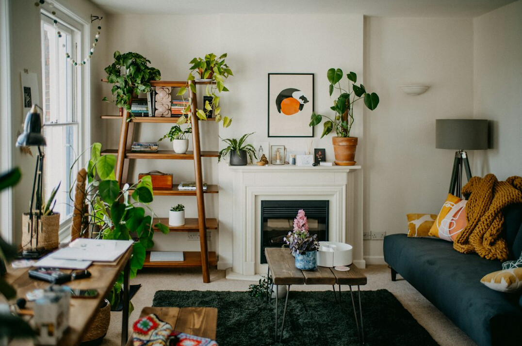 organized living room